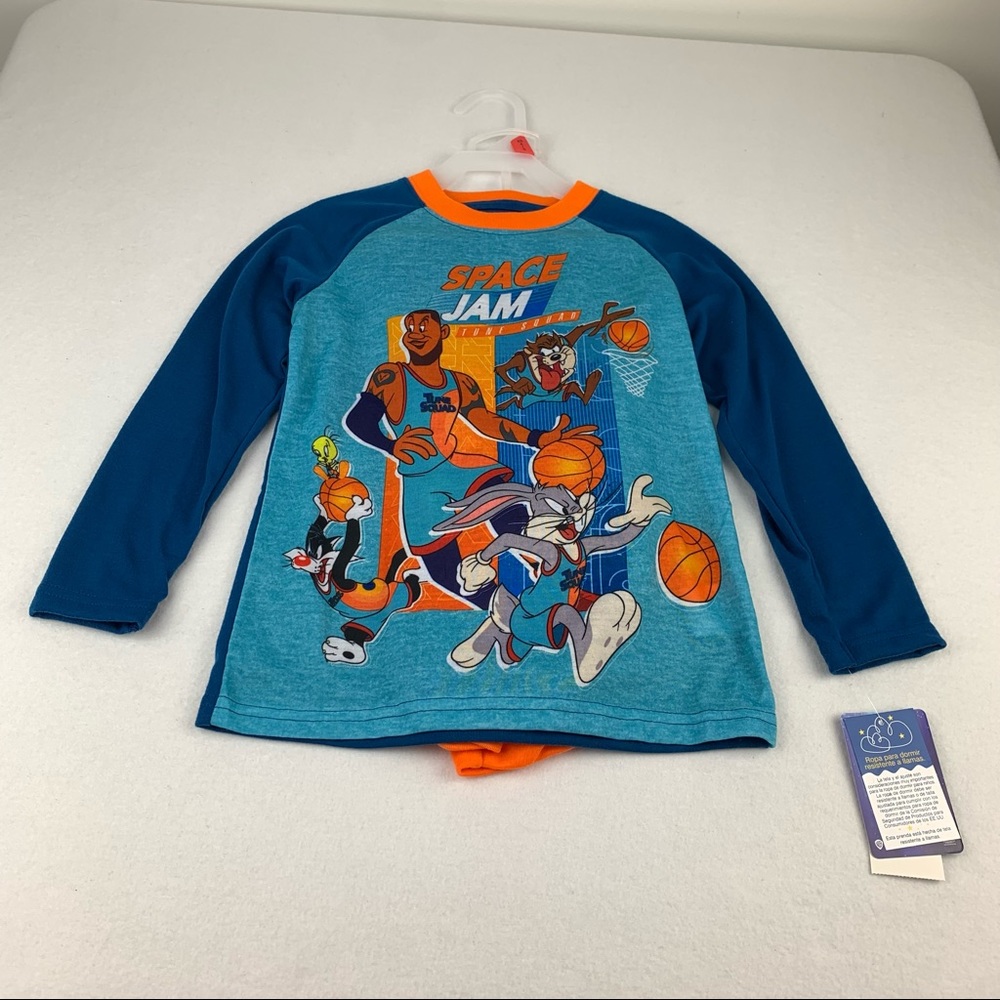 Space Jam A New Legacy Kids Pajama Set Warner Brothers Basketball Cartoon Bugs